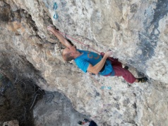 W Arco powstaje „Addio Marceli” 8c. Pierwsze przejście robi Krzysiek Gołębiowski