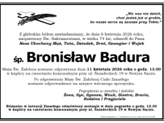 Nie żyje Bronisław Badura. Uroczystości pogrzebowe w Nowym Sączu