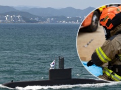 Południowokoreański okręt podwodny w ogniu. Trwa akcja poszukiwawcza