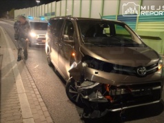 Wypadek na Moście Gdańskim. Kierowca zatrzymany po pozytywnym wyniku testu na narkotyki