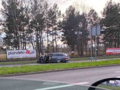 Zielona Góra. Poważny wypadek, zderzenie dwóch samochodów (ZDJĘCIE CZYTELNIKA)