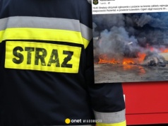Ogromny pożar na Pomorzu. Kłęby dymu nad zakładem