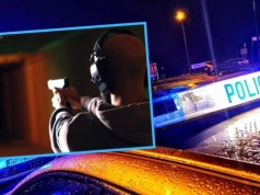 Wypadek na strzelnicy w Pawłowie. 50-latek zabrany do szpitala