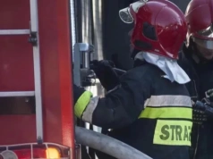 Z ostatniej chwili! Wybuch gazu i pożar w pobliżu Ciechanowa. Mężczyzna trafił do szpitala