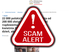 Oszuści znów udają Ministerstwo Finansów