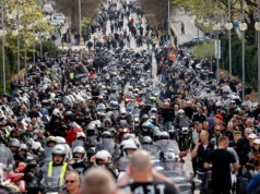 Jasna Góra/ Abp Jędraszewski do motocyklistów: Wasze rumaki nasuwają wspomnienia o husarii