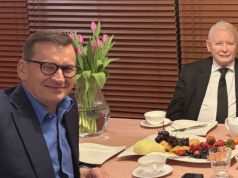 Kaczyński i Morawiecki milczą po spotkaniu. Wygadał się tylko trzeci gość