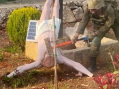 IDF reaguje na zniszczenie figury Chrystusa. Są kary