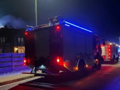 Pożar w Godzieszach Małych