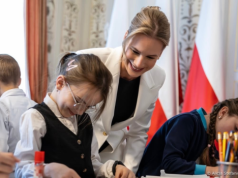 Biało‑czerwony Belweder. Marta Nawrocka zaprosiła dzieci na wyjątkowe warsztaty