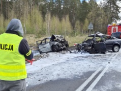 Pościg policji zakończony tragedią na DK58. Nowe fakty w sprawie śmiertelnego wypadku