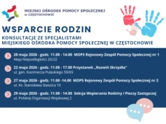 Dni otwarte w Miejskim Ośrodku Pomocy Społecznej w Częstochowie. W programie konsultacje ze specjalistami i warsztaty dla dzieci
