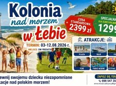 Pora myśleć o wakacjach! Ruszyły zapisy na kolonie w Łebie