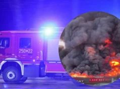 Ogromny pożar hali w Płocku. Na miejscu kilkadziesiąt zastępów straży