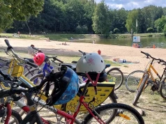 Dzień dobry Katowice. Od dzisiaj kaski dla dzieci jadących na rowerze są obowiązkowe