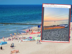 Plaża w Stegnie, godzina 21. "Rezerwacja VIP na długi weekend"