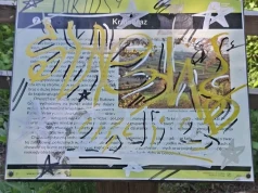 „Domorosły artysta” niszczy teren RPN. Park zapowiada monitoring i wzmożone kontrole