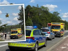 Dwa potrącenia na DK46! Wypadki w Ozimku i Dębskiej Kuźni