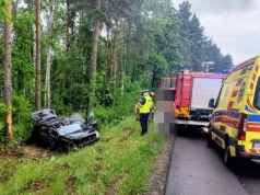 Dramatyczny wypadek na początku długiego weekendu. Cztery osoby z Częstochowy ranne