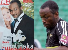 Emmanuel Olisadebe i piękna Polka rozwiedli się po 16 latach. Tak piłkarz mówi o byłej żonie