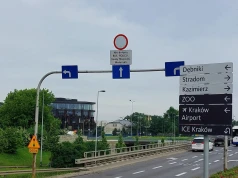 Bus pas na rondzie Grunwaldzkim nie dla taksówek