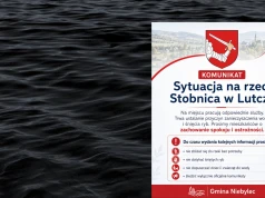 Skażenie rzeki Stobnicy w miejscowości Lutcza, trwają poszukiwania źródła