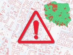 Problem z usługami sieciowymi - dane dla 70 powiatów niewidoczne w Geoportalu
