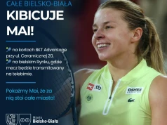 Bielszczanie będą kibicować Mai Chwalińskiej na rynku i kortach tenisowych
