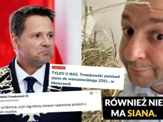 PiS-owskie media i Patryk Jaki wykreowały fejka, że Trzaskowski zamawia niemieckie siano do zoo