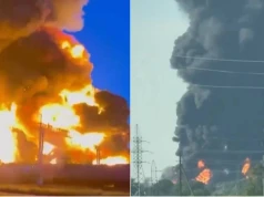 Skuteczne ataki Ukrainy - trafiono w bazę wojskową i skład ropy. Zełenski: Sankcje działają