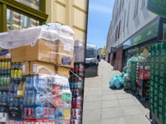 Palety blokują chodniki. Sypia się mandaty