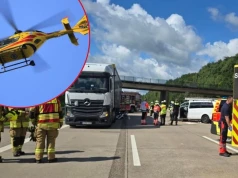 Niemcy: Potworny wypadek busa na A1, jeden z pasażerów zginął, trzy osoby ciężko ranne