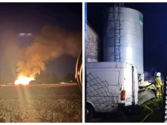 Tragiczny pożar w gminie Sokoły. Strażacy uratowali tylko trzy strusie