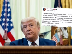 Prezydent Trump ogłosił, że USA zawarły wstępne porozumienie pokojowe z Iranem i tym razem chyba na serio