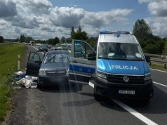 Zielona Góra. Po pościgu na S3 ranni policjanci leżą w szpitalu
