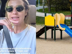 Gilon przerażona po wizycie na placu zabaw. Zwróciła się do rodziców