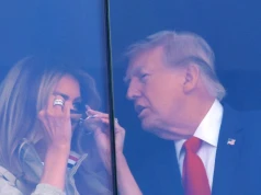 Melania Trump zaskoczyła podczas finału. Jej strój miał wyraźny przekaz