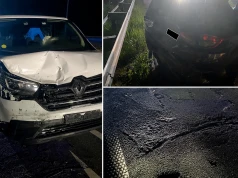 ZDERZENIE DWÓCH POJAZDÓW NA A2