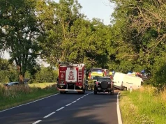 Wypadek – zderzanie trzech samochodów