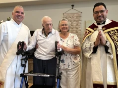 Weteran II wojny światowej przyjął wiarę w wieku 98 lat
