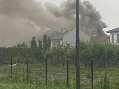 Pożar domu w Mierzynie