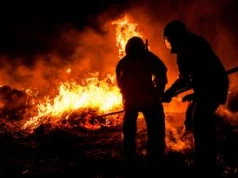 Pożar w powiecie olkuskim. Nocna akcja strażaków w gminie Wolbrom