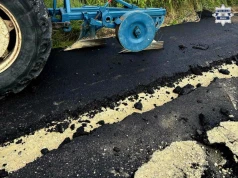 Gliwice. Ciągnikiem zniszczył asfalt. Został aresztowany