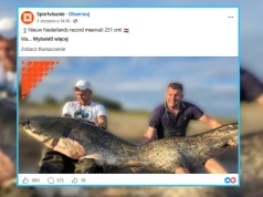 Wyciągnął z wody prawdziwą bestię. Suma giganta i pobił rekord kraju
