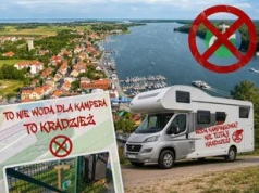 Kamperowicze przejęli kurort. Biorą wodę z cmentarza