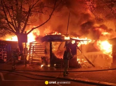 Pożar targowiska w Katowicach. Policja zatrzymała 23-latka