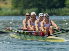 Wioślarstwo. Polska męska czwórka podwójna w finale A mistrzostw świata