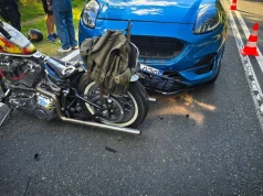 Harley zderzył się z Fordem w rejonie Rozdroża Izerskiego