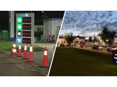Zamknięta stacja paliw. Sceny jak z pandemii. Tak wyglądał koniec CPN