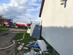 Zadymienie domu jednorodzinnego. Prawdopodobną przyczyną ładowany booster